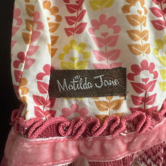 MATILDA JANE |  Heart to Heart Full Bloom Mixed Print Sara Tunic Top Size 2 - Picture 5 of 5